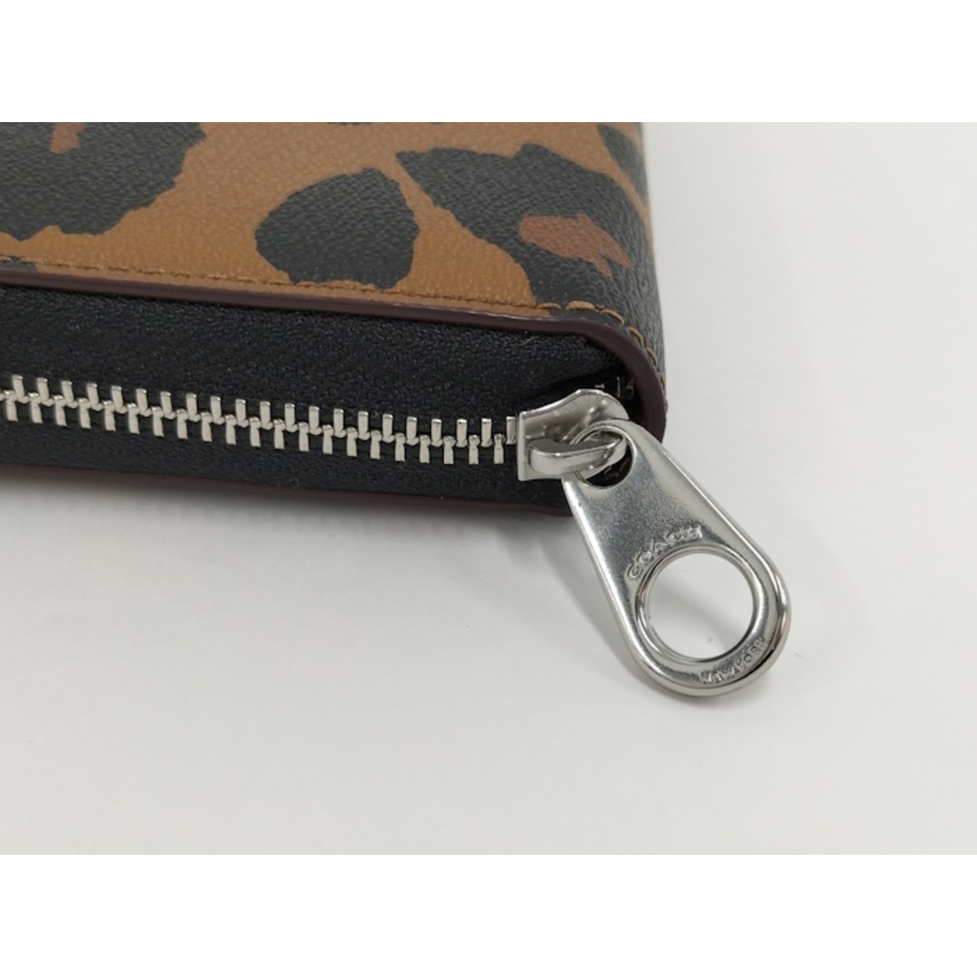 COACH - COACH ラウンドファスナー 長財布 レオパード ヒョウ柄 COACH - COACH ラウンドファスナー 長財布 レオパード ヒョウ柄