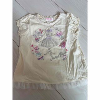 メゾピアノ(mezzo piano)のメゾピアノ 半袖 100センチ(Tシャツ/カットソー)