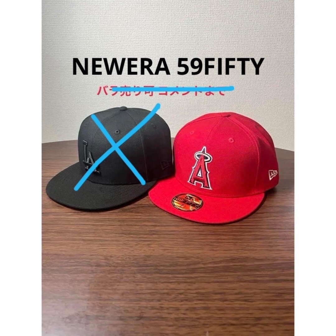 NEW ERA(ニューエラー)のNEW ERA 59FIFTYエンゼルス レッド メンズの帽子(キャップ)の商品写真