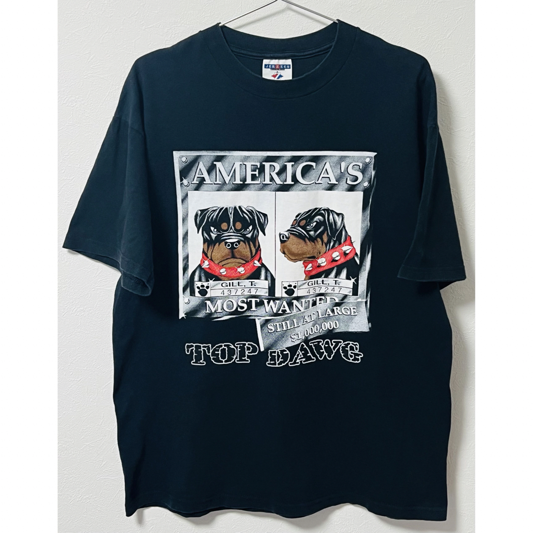 JERZEES(ジャージーズ)のjerzees シャツ Tシャツ 半袖 ブラック メンズのトップス(Tシャツ/カットソー(半袖/袖なし))の商品写真