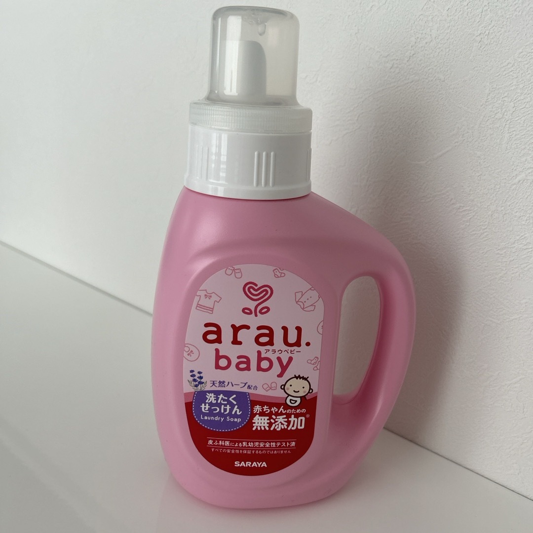 SARAYA(サラヤ)のアラウ.ベビー 洗濯用せっけん 800ml 本体 インテリア/住まい/日用品の日用品/生活雑貨/旅行(洗剤/柔軟剤)の商品写真