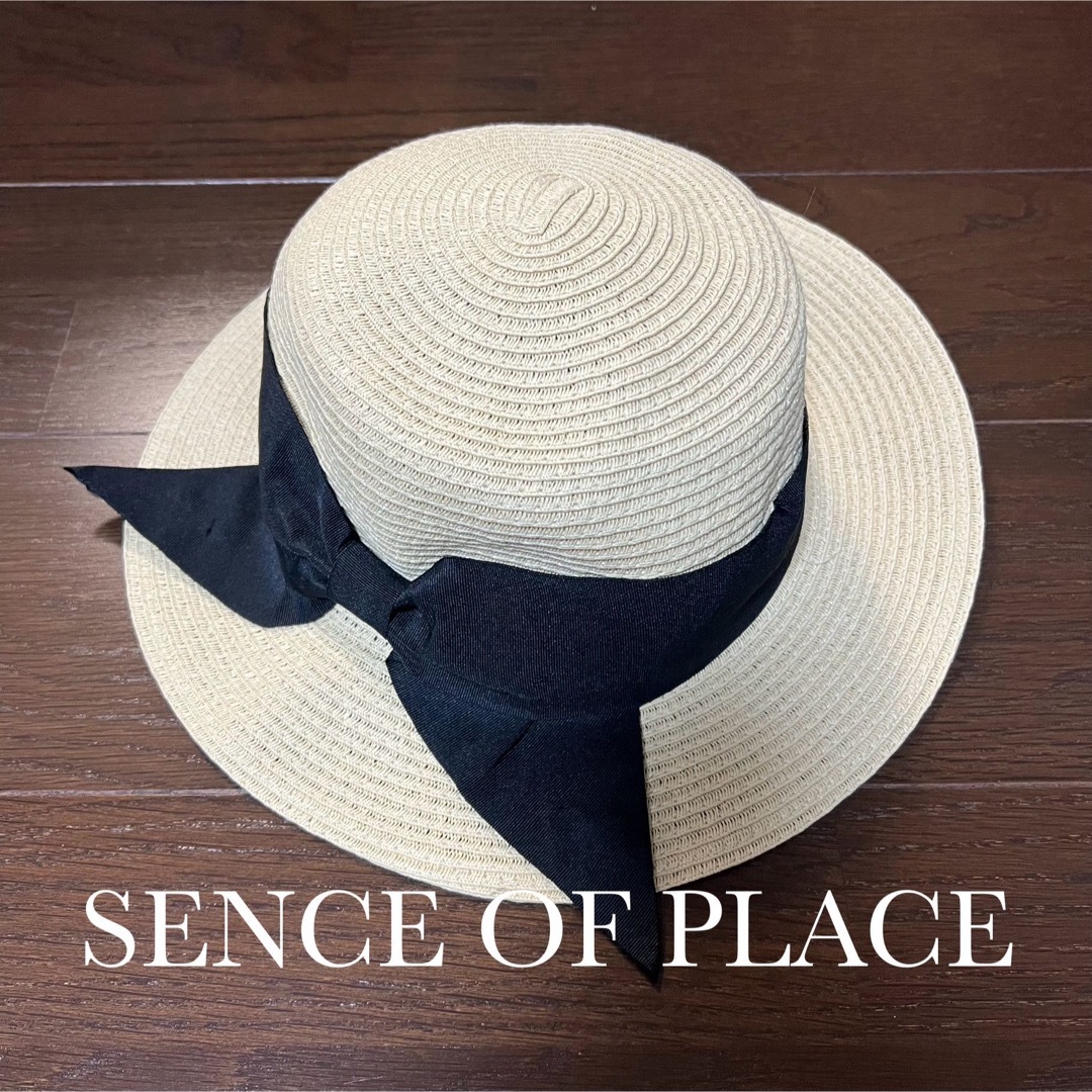 SENSE OF PLACE by URBAN RESEARCH(センスオブプレイスバイアーバンリサーチ)のSENCE OF PLACE センスオブプレイス ペーパーハット 麦わら レディースの帽子(ハット)の商品写真