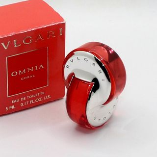 ブルガリ(BVLGARI)の未使用 ブルガリ オムニア コーラル 5ml ミニ香水 オムニアコーラル(香水(女性用))