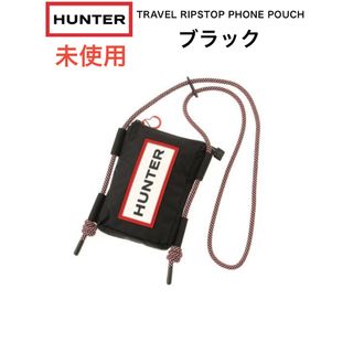 HUNTER - 未使用【HUNTER】バッグ 黒 ショルダー サコッシュ