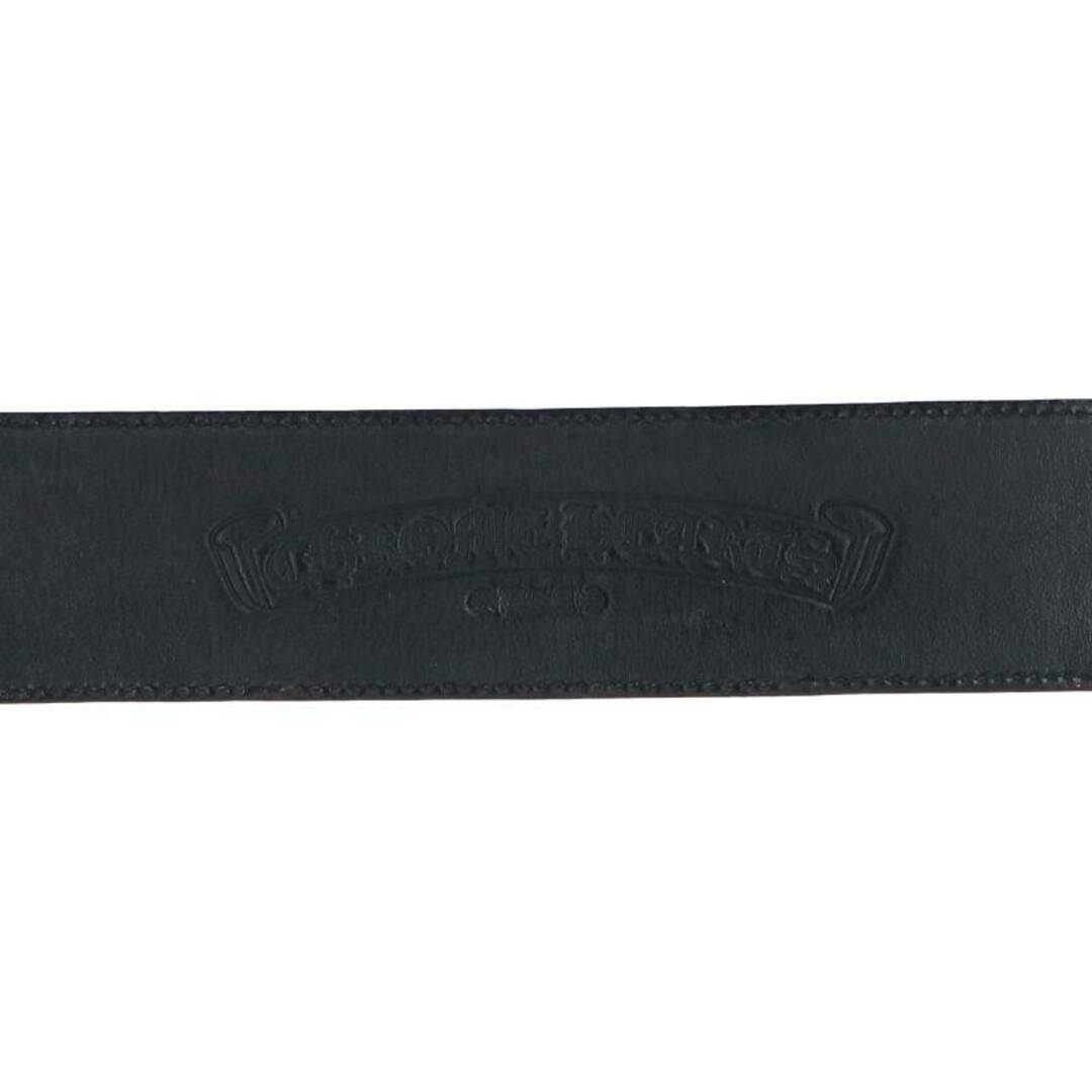 Chrome Hearts(クロムハーツ)のクロムハーツ  1.5 STRAP/1.5inchスクロールレーベルリベッツ レザーベルト メンズ 32 メンズのファッション小物(ベルト)の商品写真