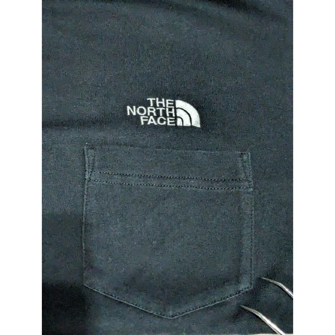THE NORTH FACE(ザノースフェイス)のノースフェイス シンプルロゴポケットTシャツ メンズ Ｍサイズ ブラック 限定 メンズのトップス(Tシャツ/カットソー(半袖/袖なし))の商品写真