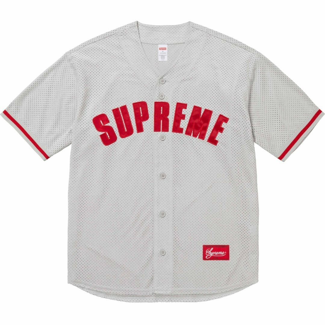 Supreme(シュプリーム)のSupreme Ultrasuede Mesh Baseball Jersey メンズのトップス(その他)の商品写真