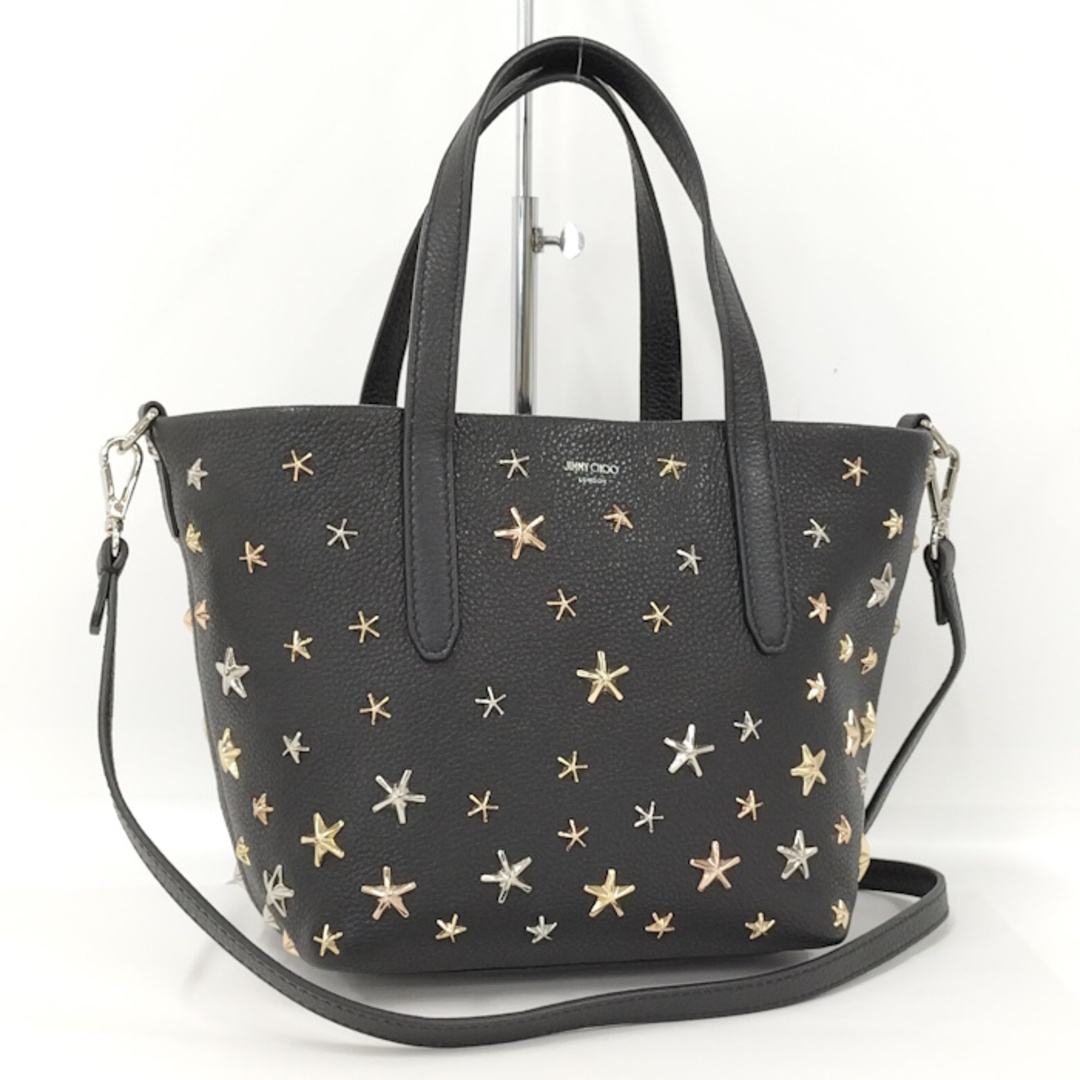 JIMMY CHOO - Jimmy Choo ミニサラ スタースタッズ 2WAY トート JIMMY CHOO - Jimmy Choo ミニサラ スタースタッズ 2WAY トート