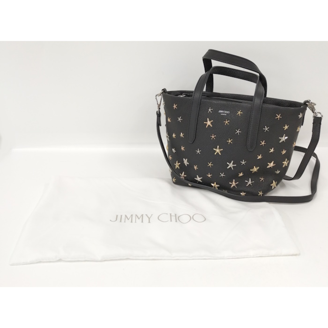 JIMMY CHOO - Jimmy Choo ミニサラ スタースタッズ 2WAY トート JIMMY CHOO - Jimmy Choo ミニサラ スタースタッズ 2WAY トート