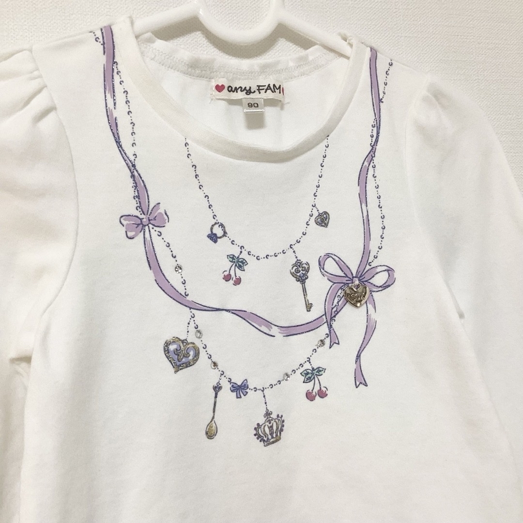 anyFAM(エニィファム)の【 未使用 】anyFAM（90） キッズ/ベビー/マタニティのキッズ服女の子用(90cm~)(Tシャツ/カットソー)の商品写真