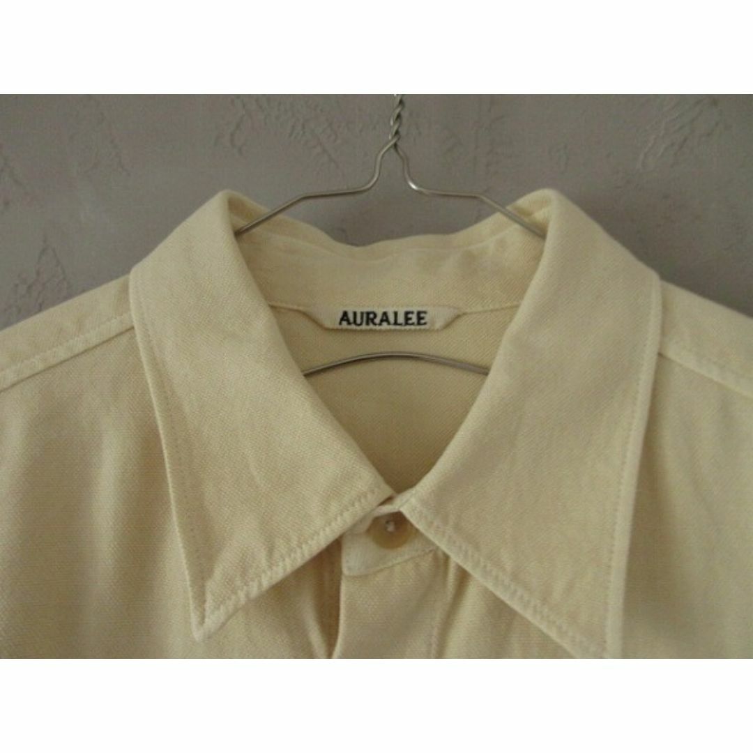 AURALEE(オーラリー)のAURALEE WASHI DUCK CANVAS HALF SLEEVED メンズのトップス(シャツ)の商品写真