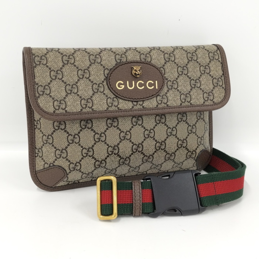 Gucci(グッチ)のGUCCI ネオヴィンテージ ボディバッグ シェリーライン GGスプリーム メンズのバッグ(ボディーバッグ)の商品写真