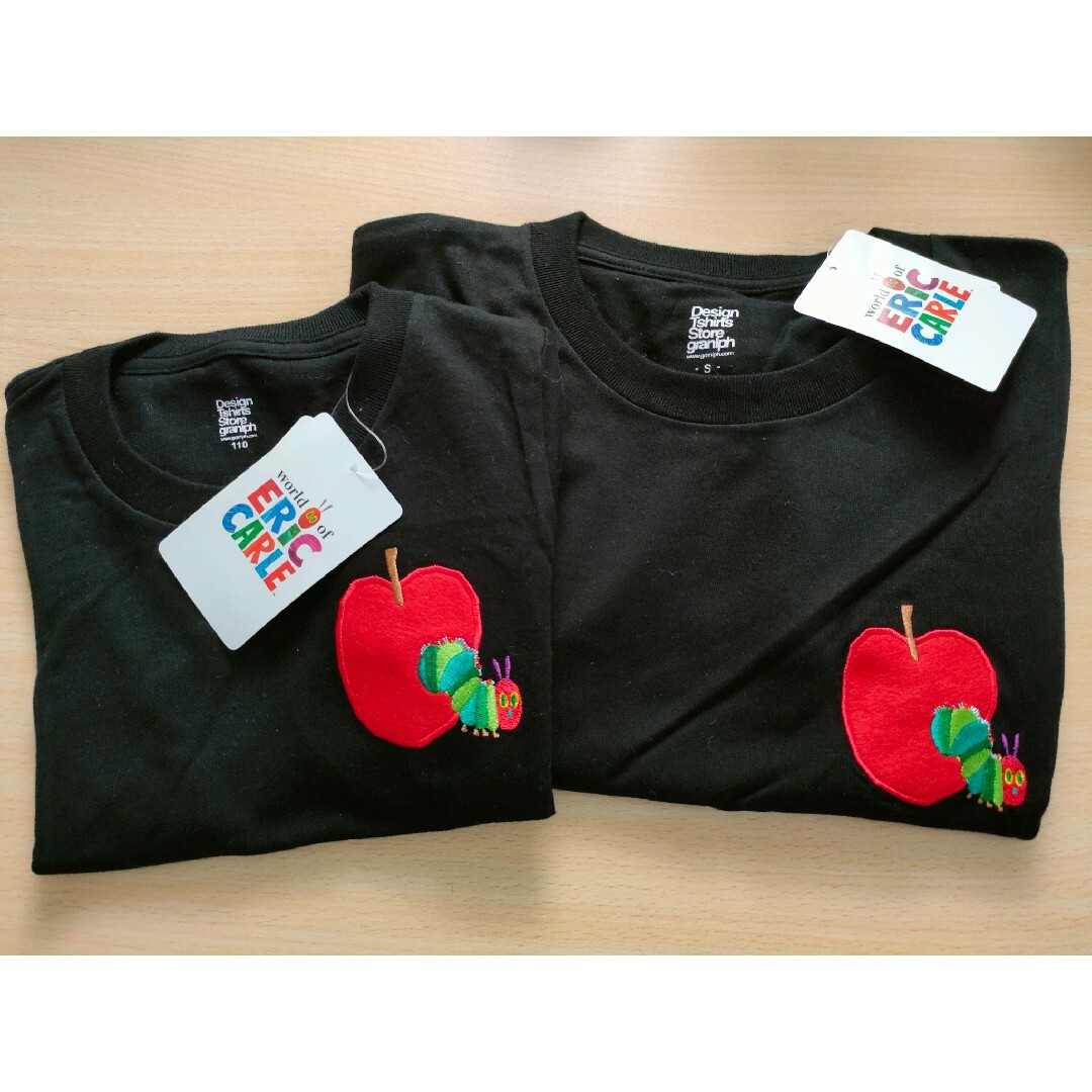 Design Tshirts Store graniph(グラニフ)のグラニフ はらぺこあおむし 110cm Sサイズ レディースのトップス(Tシャツ(半袖/袖なし))の商品写真