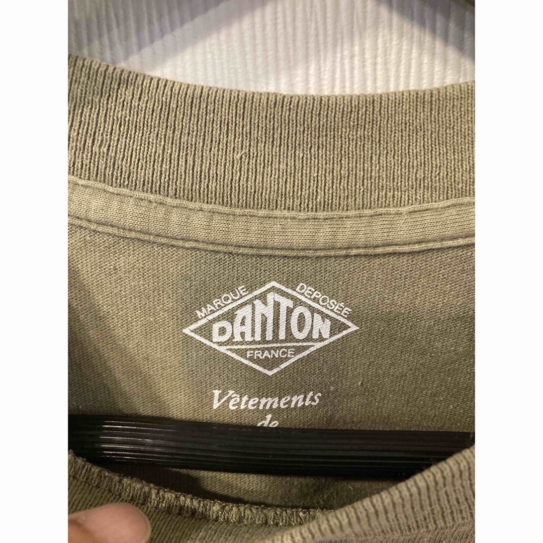 DANTON(ダントン)のDANTON　ダントン　ポケット　Tシャツ カーキ メンズのトップス(Tシャツ/カットソー(半袖/袖なし))の商品写真