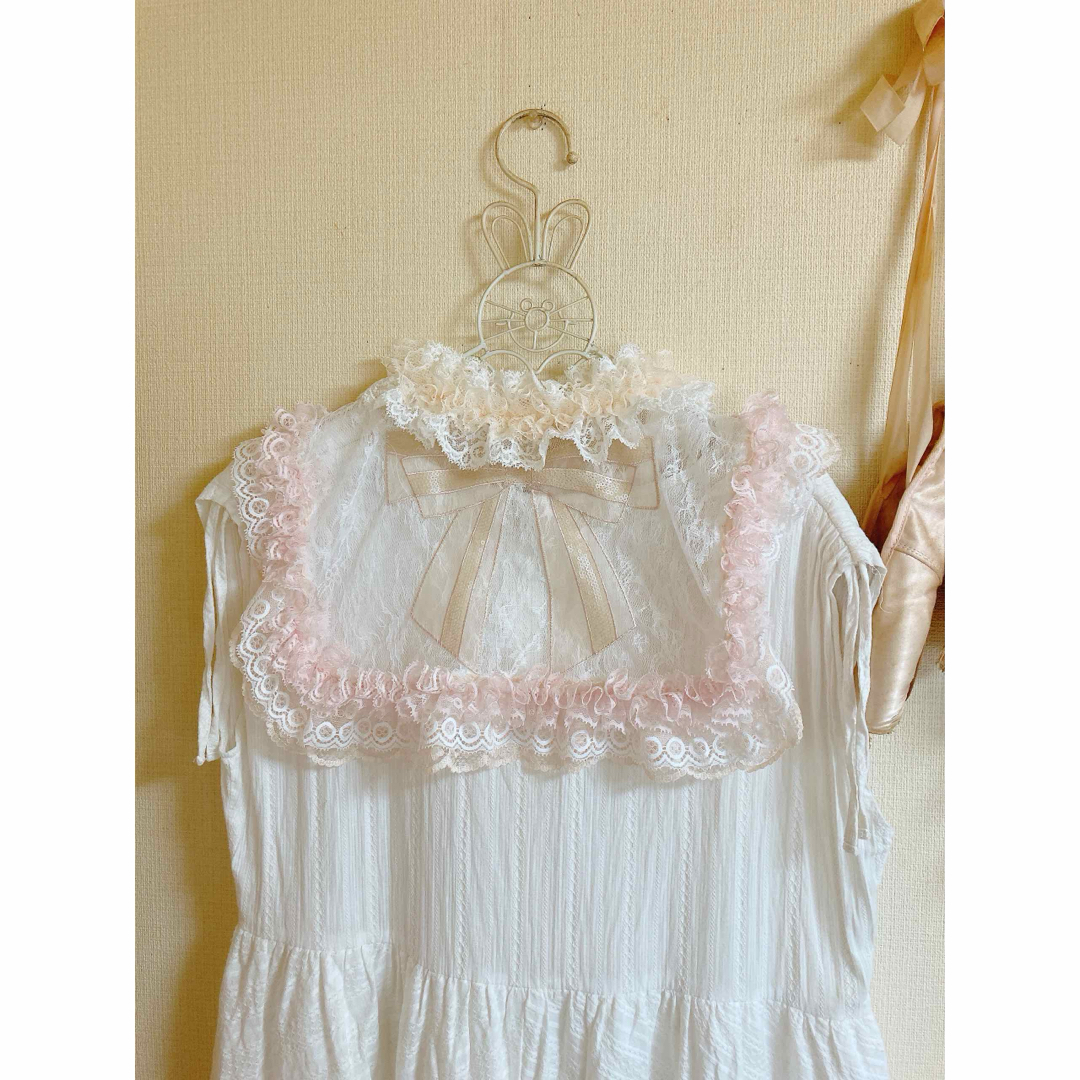 GUNNE SAX(ガニーサックス)のdentelle だんてる　ハンドメイド　レースリボンつけ襟　ガーリー　ロリータ レディースのアクセサリー(つけ襟)の商品写真