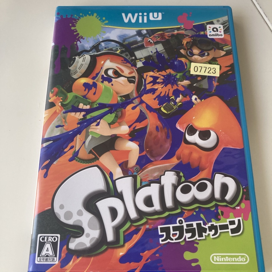 Wii U(ウィーユー)のWiiU スプラトゥーン　Splatoon エンタメ/ホビーのゲームソフト/ゲーム機本体(家庭用ゲームソフト)の商品写真