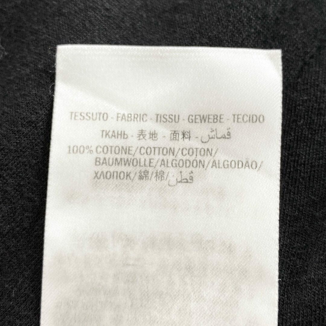 Gucci(グッチ)の60e11 GUCCI グッチ イタリア製 ロゴ ウォッシュ オーバーサイズ ヴィンテージロゴ Tシャツ カットソー プリント 440103 Mサイズ ブラック コットン メンズのトップス(Tシャツ/カットソー(半袖/袖なし))の商品写真