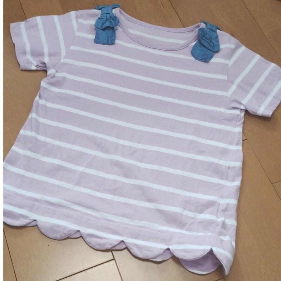 ベルメゾン(ベルメゾン)の130サイズ カットソー キッズ/ベビー/マタニティのキッズ服女の子用(90cm~)(Tシャツ/カットソー)の商品写真