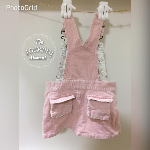 HusHush(ハッシュアッシュ)のhushushコーデュロイジャンスカ95 キッズ/ベビー/マタニティのキッズ服女の子用(90cm~)(ワンピース)の商品写真