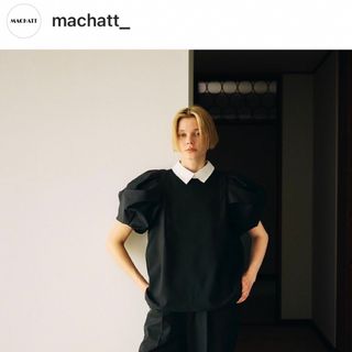 machatt 2024SS ドッキングパフブラウス(シャツ/ブラウス(半袖/袖なし))