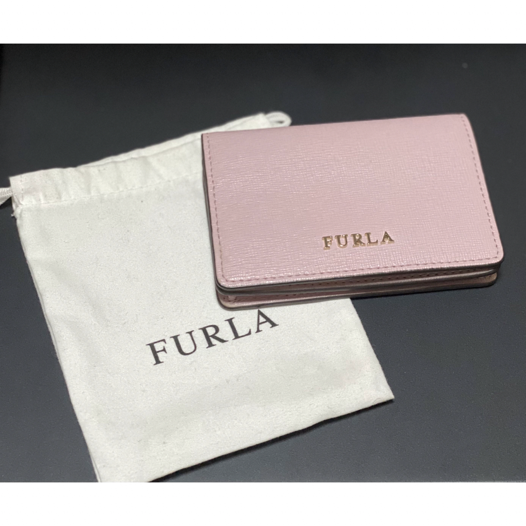 Furla(フルラ)のFURLA 名刺入れ　カメリアピンク レディースのファッション小物(名刺入れ/定期入れ)の商品写真