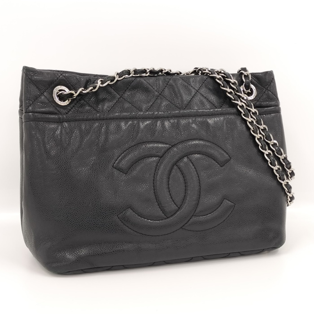 CHANEL(シャネル)のCHANEL チェーン トートバッグ レザー ブラック A67294 レディースのバッグ(ショルダーバッグ)の商品写真