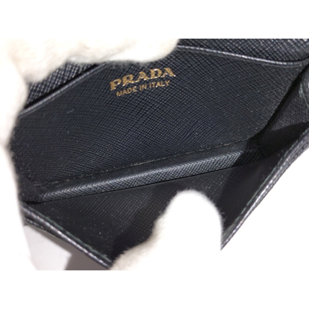 PRADA(プラダ)のPRADA 名刺入れ カードケース サフィアーノ レザー ブラック レディースのファッション小物(名刺入れ/定期入れ)の商品写真