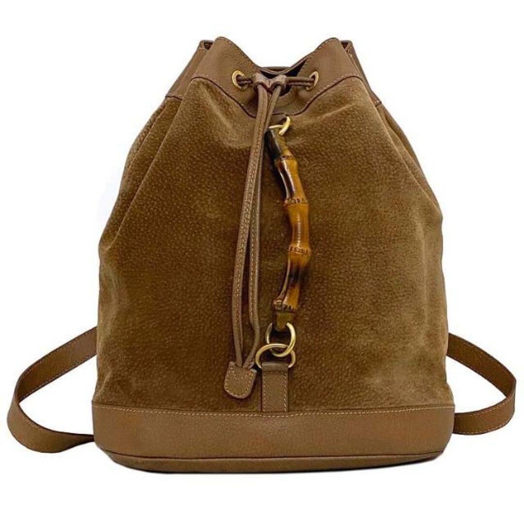 グッチ リュック ブラウン バンブー 003 2855 0043 0 美品 グッチ リュック ブラウン バンブー 003 2855 0043 0 美品