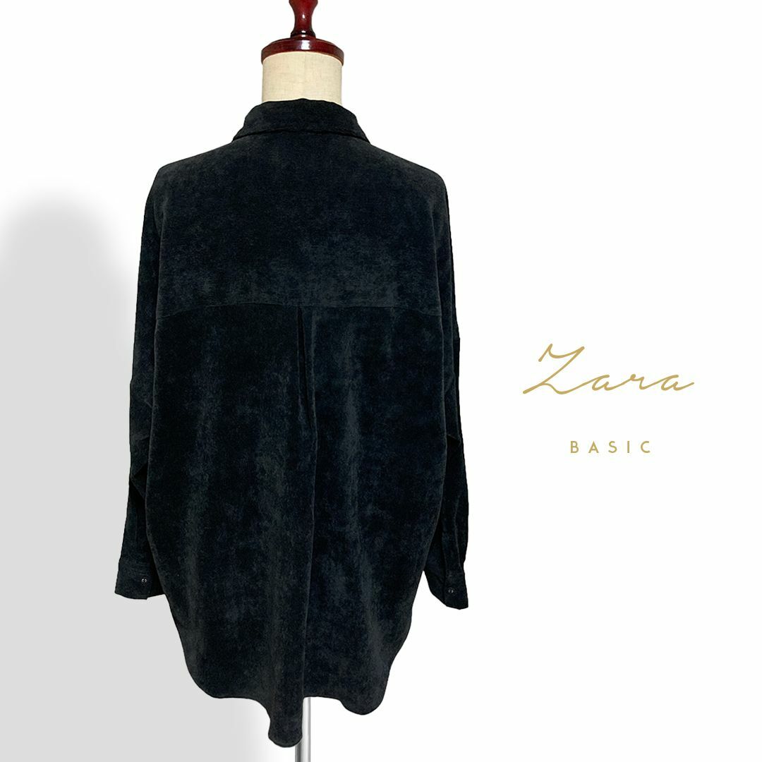 ZARA(ザラ)のZARA BASIC 春物ドロップショルダービッグシルエットシャツ レディースのトップス(シャツ/ブラウス(長袖/七分))の商品写真