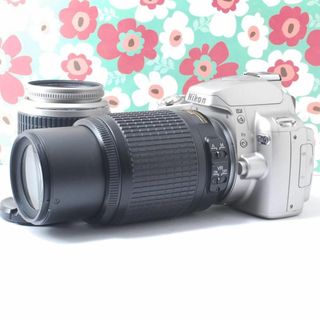 ニコン(Nikon)の❤︎遠くまで撮影❤望遠レンズ付き ❤Nikon D40❤︎スマホ転送OK❤(デジタル一眼)