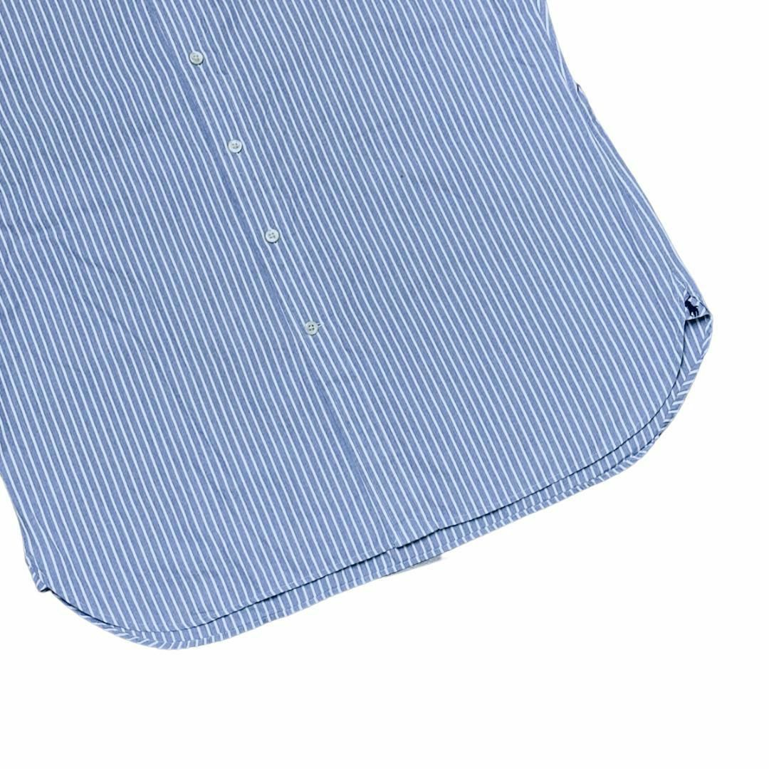 POLO RALPH LAUREN(ポロラルフローレン)のポロラルフローレン 長袖シャツ ストライプ ダブルカフス ポニー刺繍d39① メンズのトップス(シャツ)の商品写真