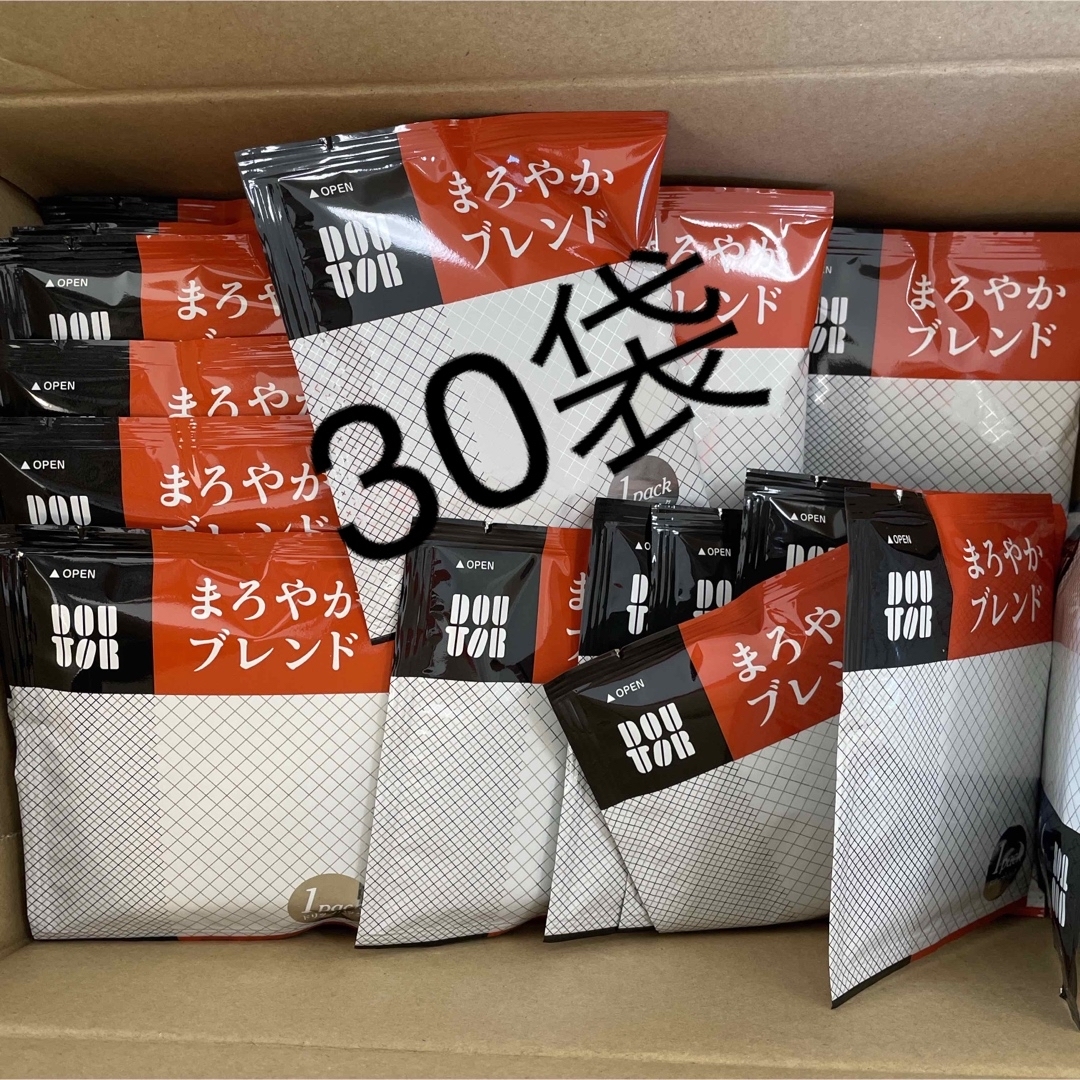 ドトール(ドトール)のドトールコーヒー　ドリップバッグ　ドリップコーヒー　まろやか　30袋 食品/飲料/酒の飲料(コーヒー)の商品写真