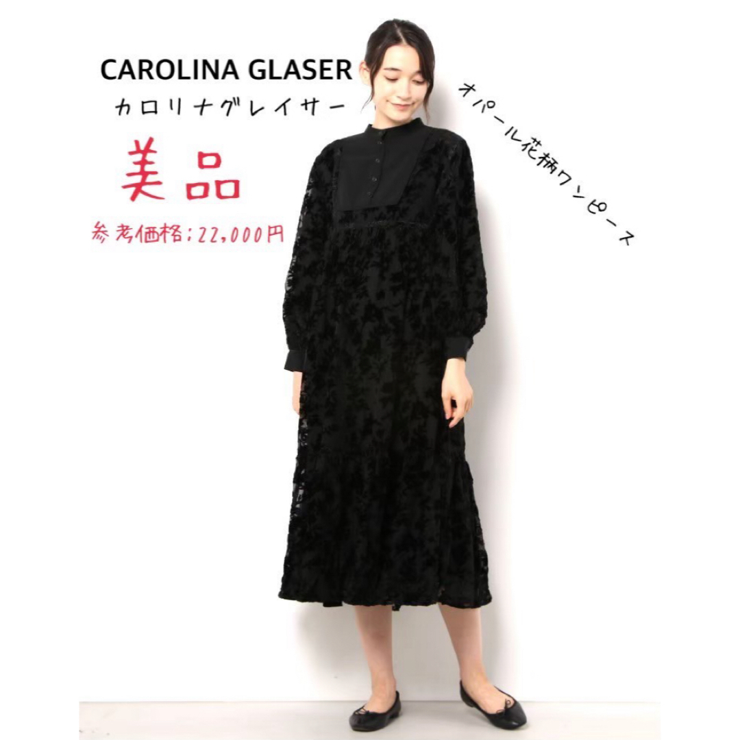 CAROLINA GLASER(カロリナグレイサー)の美品　カロリナグレイサー　ワンピース  レディースのワンピース(ロングワンピース/マキシワンピース)の商品写真