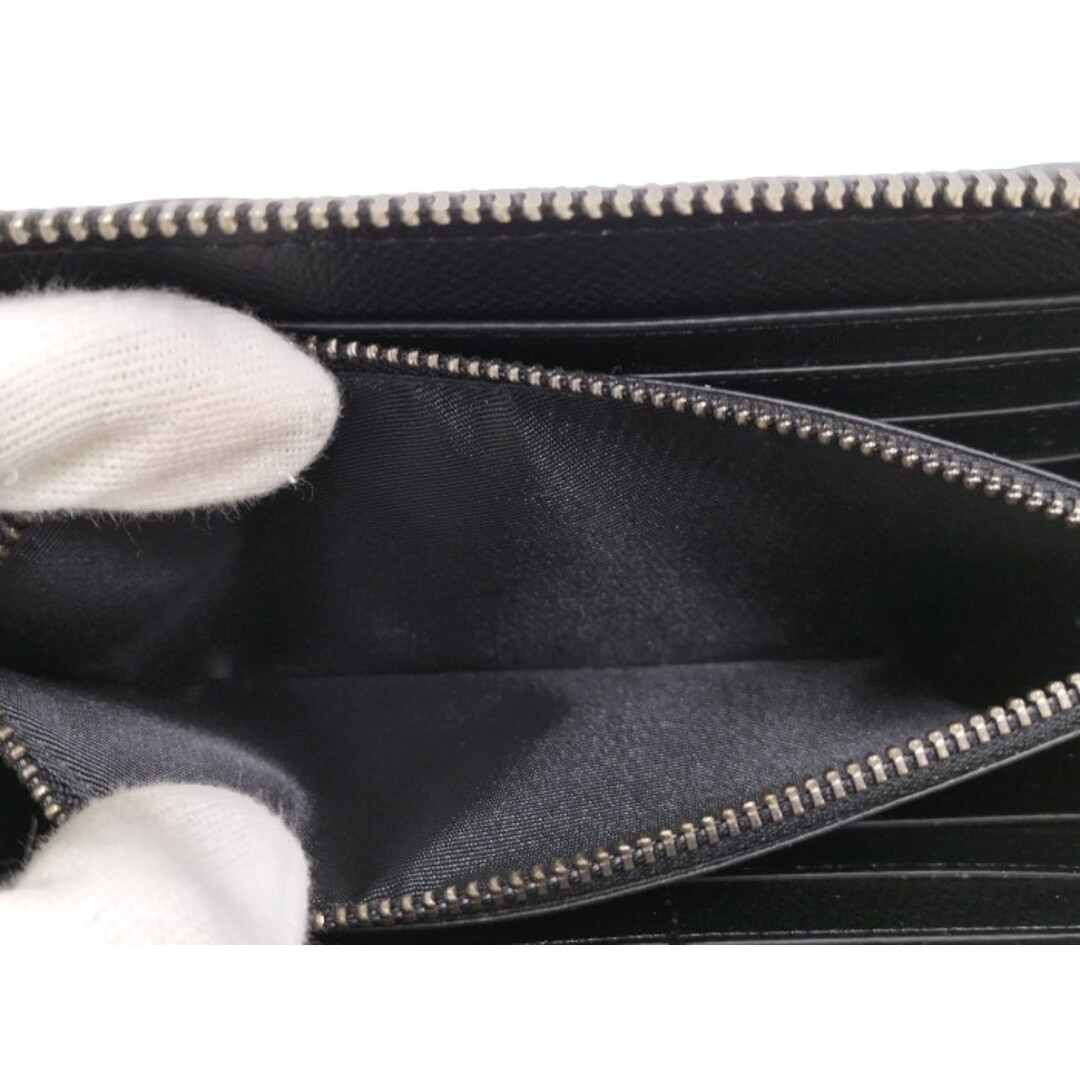COACH(コーチ)のCOACH シグネチャー二つ折り 長財布 レザー ブラック F58113 レディースのファッション小物(財布)の商品写真