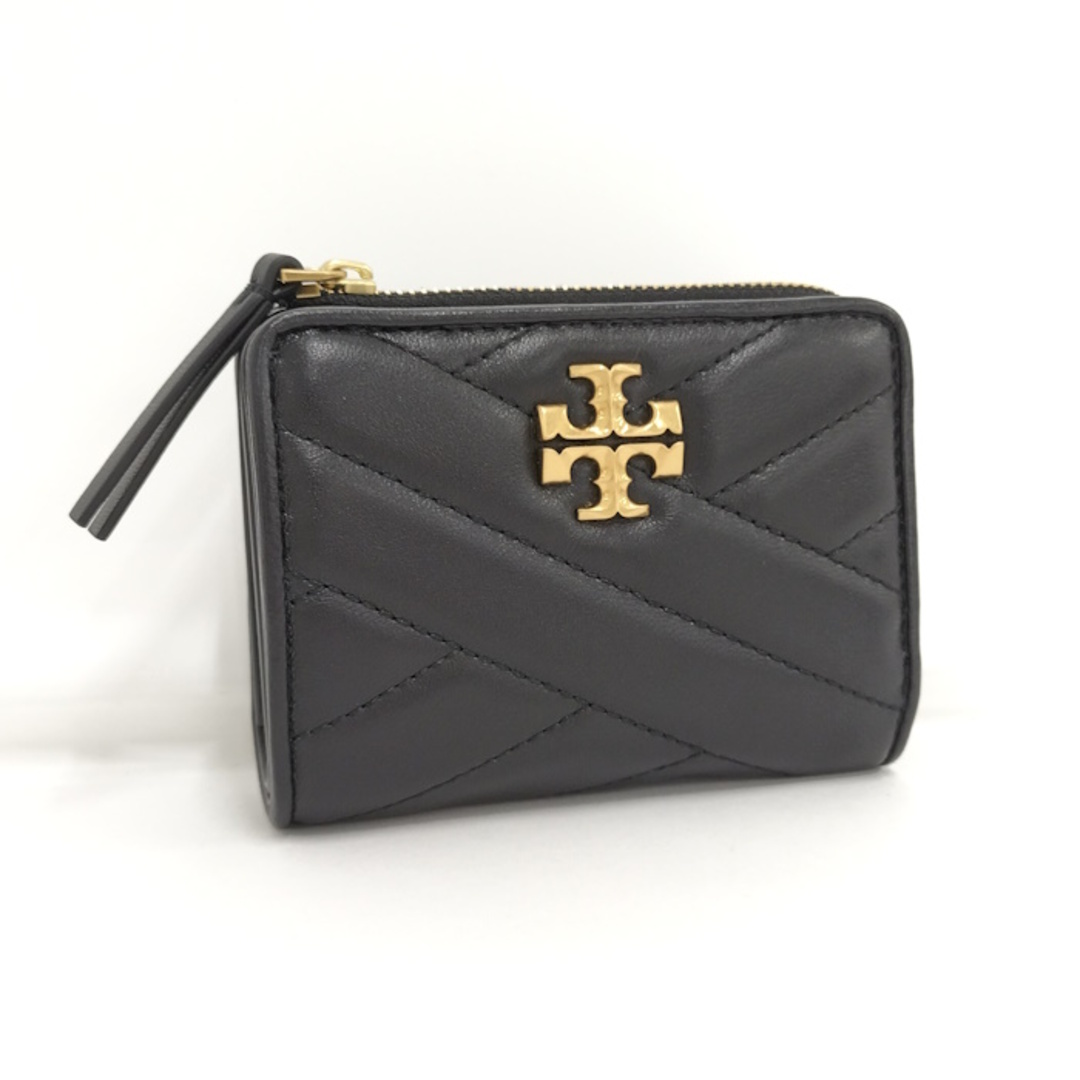 Tory Burch(トリーバーチ)のTORY BURCH 二つ折り財布 レザー ブラック 153121 レディースのファッション小物(財布)の商品写真