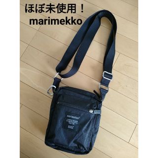 marimekko - ほぼ未使用！marimekkoショルダーバッグ黒色