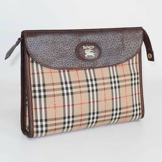 バーバリー(BURBERRY)の正規品 バーバリー Burberry ポーチ ノバチェック シャドーホース(セカンドバッグ/クラッチバッグ)