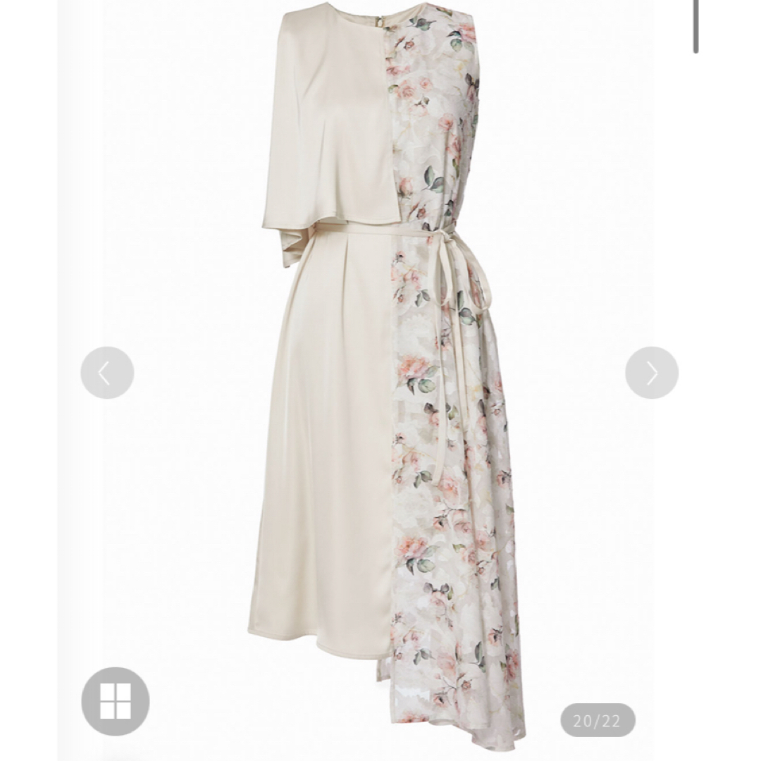 Riu　ワンピース　Flower&marble dress　riu レディースのワンピース(ひざ丈ワンピース)の商品写真