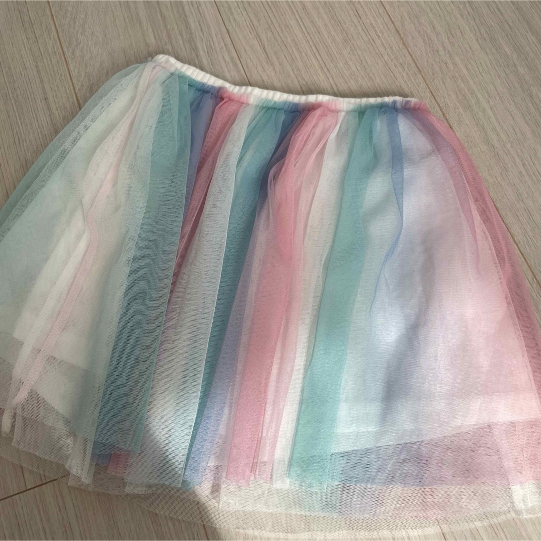 ゆめかわ　スカート キッズ/ベビー/マタニティのキッズ服女の子用(90cm~)(スカート)の商品写真