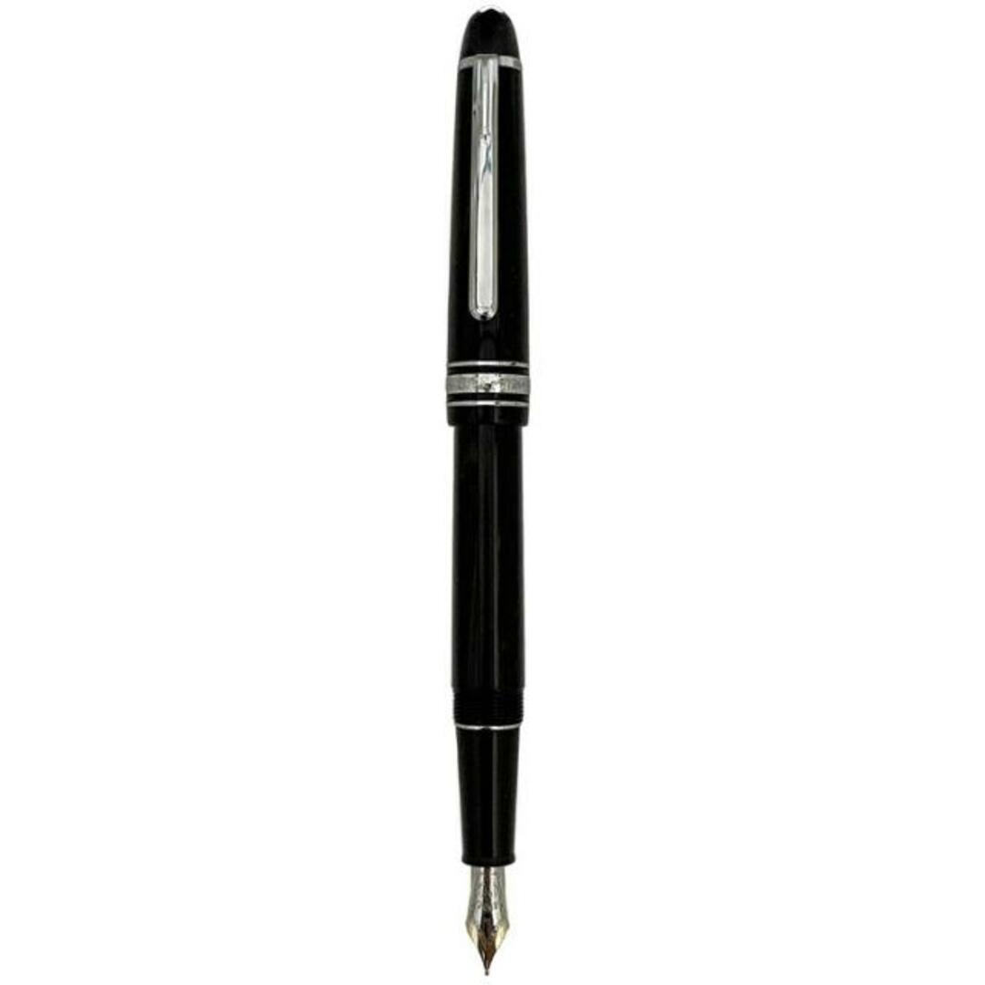 MONTBLANC - モンブラン 万年筆 ブラック シルバー マイスター MONTBLANC - モンブラン 万年筆 ブラック シルバー マイスター