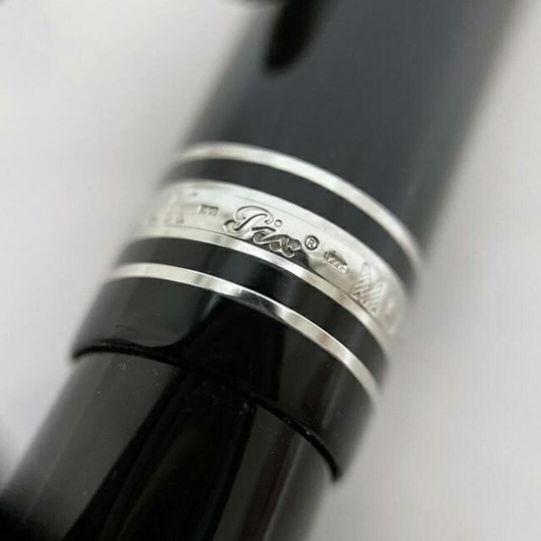MONTBLANC - モンブラン 万年筆 ブラック シルバー マイスター MONTBLANC - モンブラン 万年筆 ブラック シルバー マイスター