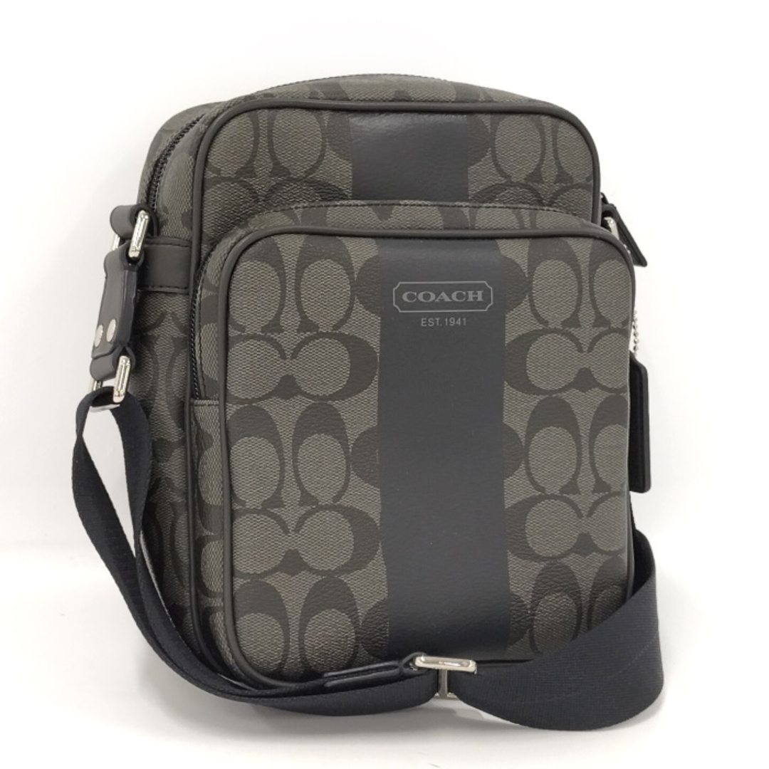 COACH(コーチ)のCOACH ショルダーバッグ シグネチャー 斜め掛け PVC グレー系 レディースのバッグ(ショルダーバッグ)の商品写真