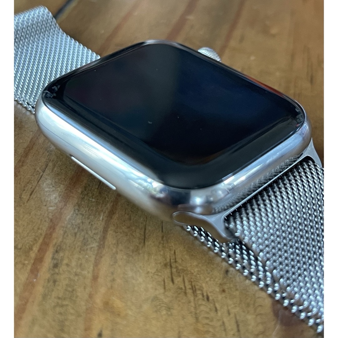 Apple Watch(アップルウォッチ)の美品Apple Watch 7  高級ステンレススチール45mmセルラー メンズの時計(腕時計(デジタル))の商品写真