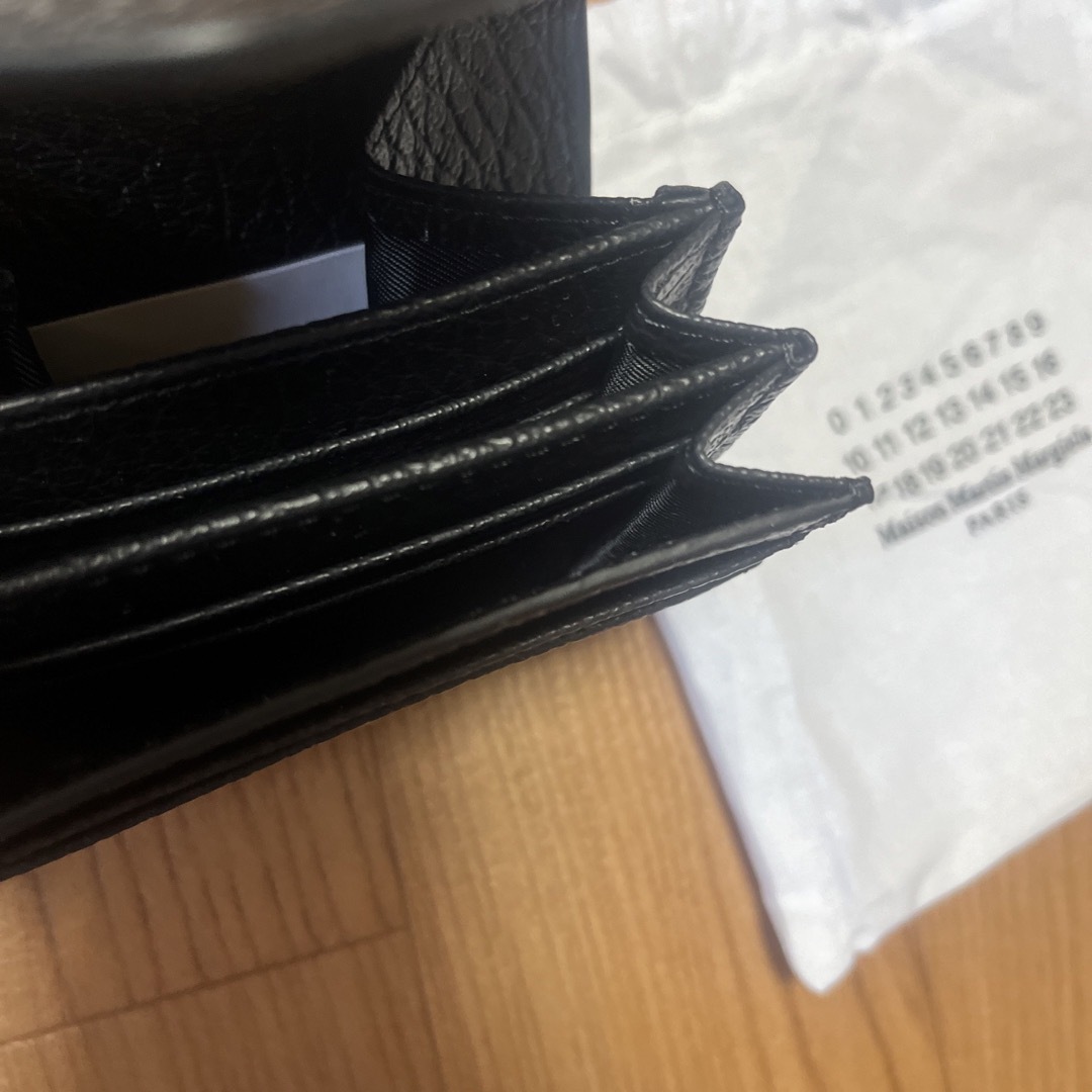 メゾンマルジェラ 小銭入れ付き 財布 ブラック レディースのファッション小物(財布)の商品写真