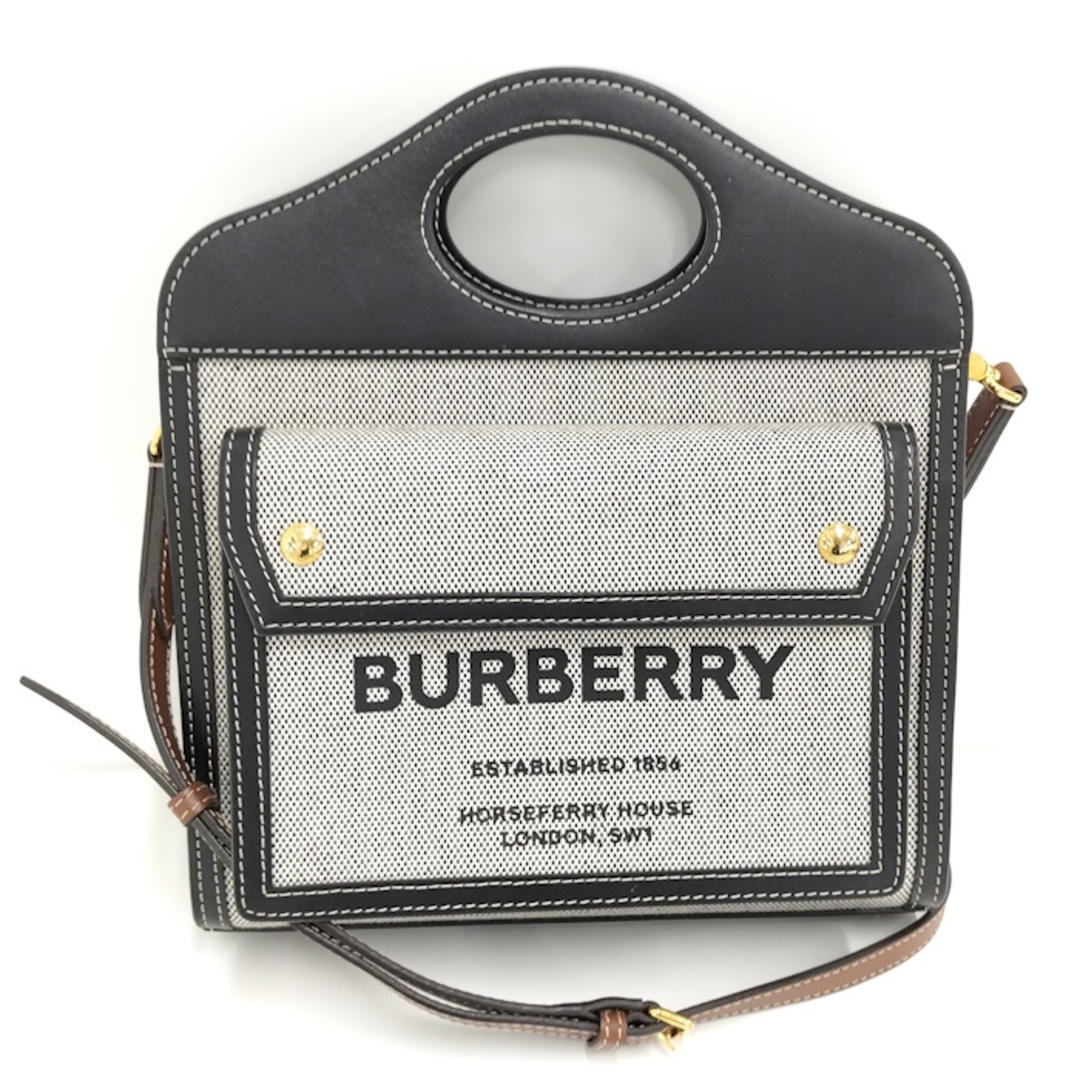 BURBERRY(バーバリー)のBURBERRY ポケットバッグミニ ショルダーバッグ ホースフェリープリント レディースのバッグ(ショルダーバッグ)の商品写真