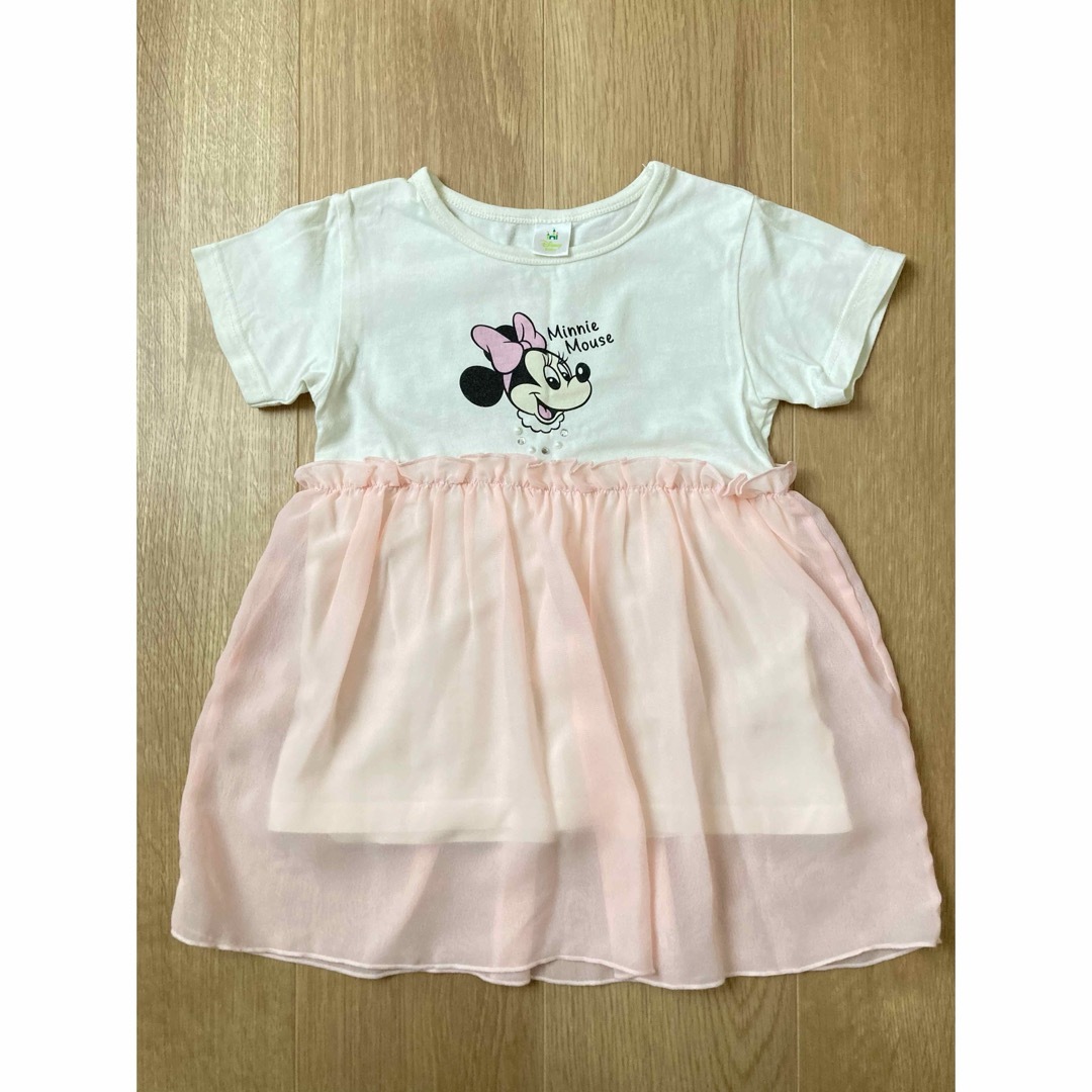 Disney(ディズニー)のミニー Tシャツ 100 キッズ/ベビー/マタニティのキッズ服女の子用(90cm~)(Tシャツ/カットソー)の商品写真