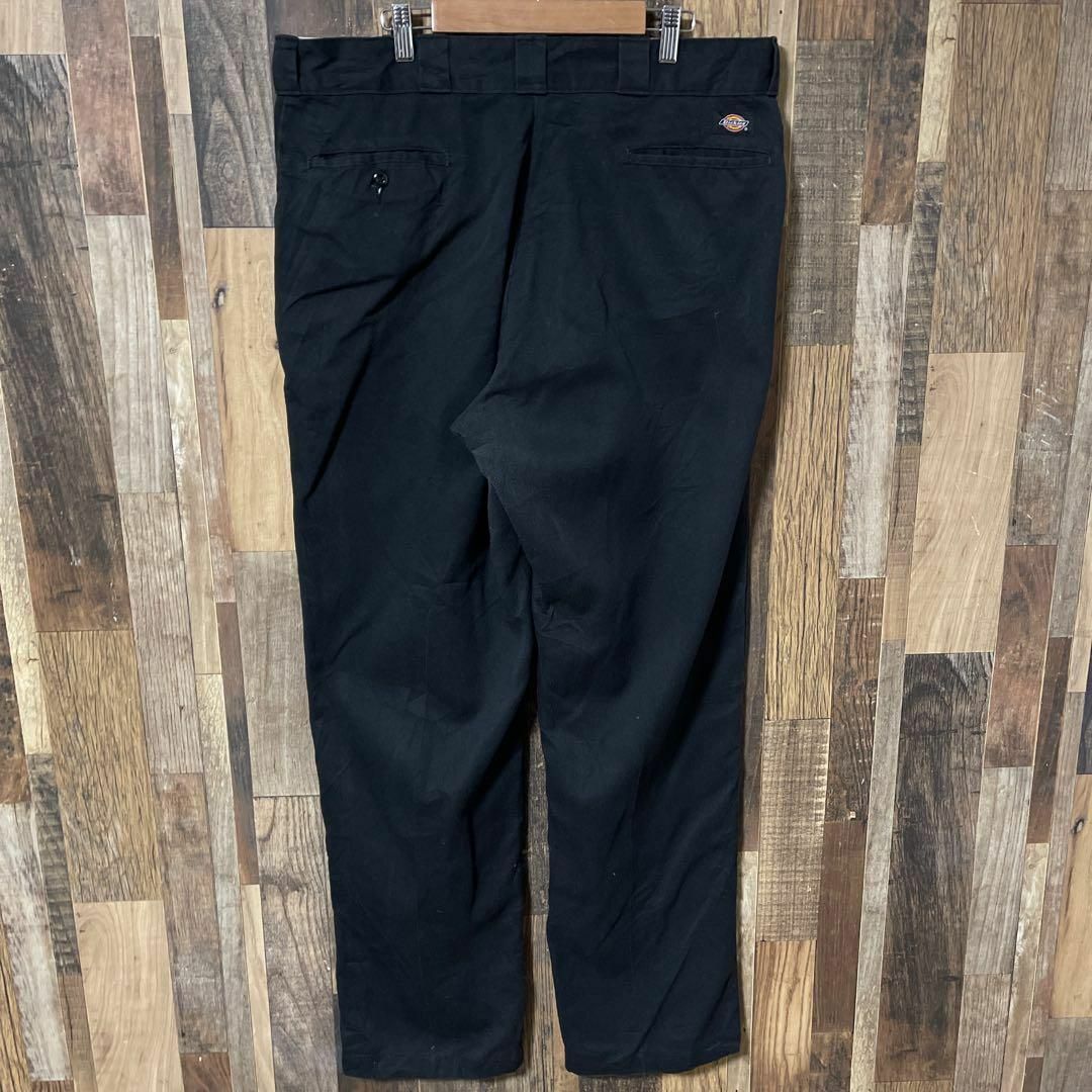 Dickies(ディッキーズ)の2XL 38 ワーク ブラック チノ メンズ ディッキーズ パンツ USA古着 メンズのパンツ(ワークパンツ/カーゴパンツ)の商品写真