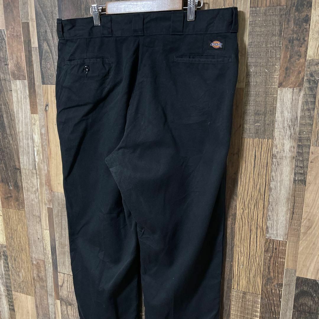 Dickies(ディッキーズ)の2XL 38 ワーク ブラック チノ メンズ ディッキーズ パンツ USA古着 メンズのパンツ(ワークパンツ/カーゴパンツ)の商品写真