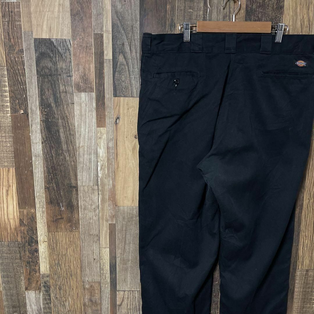 Dickies(ディッキーズ)の2XL 38 ワーク ブラック チノ メンズ ディッキーズ パンツ USA古着 メンズのパンツ(ワークパンツ/カーゴパンツ)の商品写真