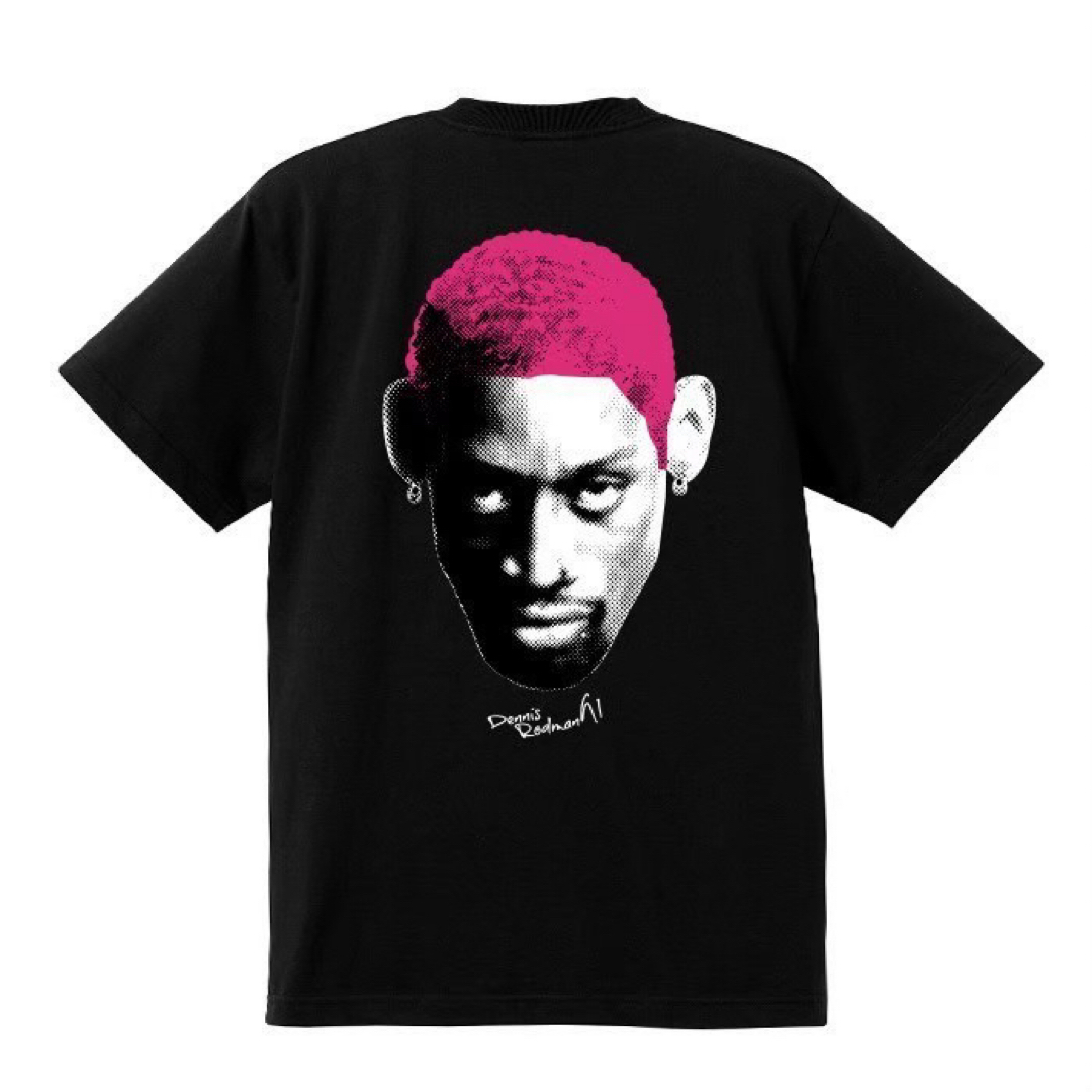 Tシャツ L ロッドマン RODMAN ピンク Bulls NBA バスケ メンズのトップス(Tシャツ/カットソー(半袖/袖なし))の商品写真